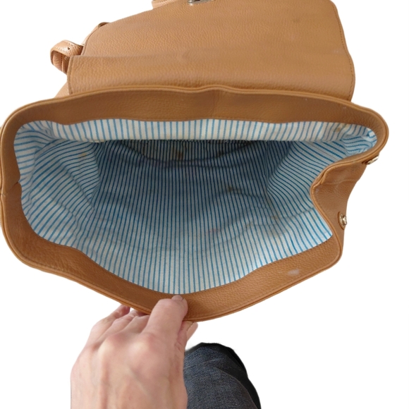 draper james leather backpack The A backpack that moves like you do Draper James Textured Leather Backpack